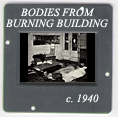 Bodies from Burning Building: CLICK TO VIEW PHOTOGRAPH